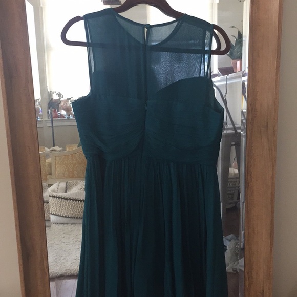 J. Crew Dresses Brand New Green Silk Chiffon Jcrew Formal Dress